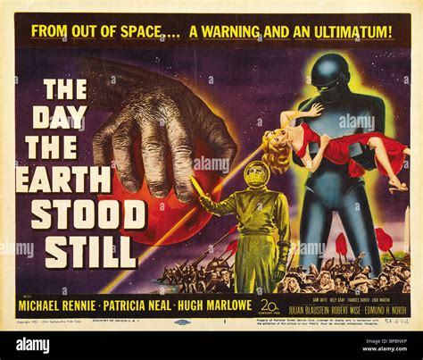 Movie Poster The Day The Earth Stood Still 1951 Stock Photo Alamy
