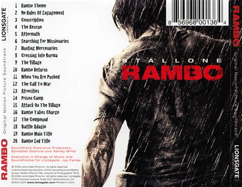 Film Music Site - Rambo Soundtrack (Brian Tyler) - Lionsgate Records (2008)
