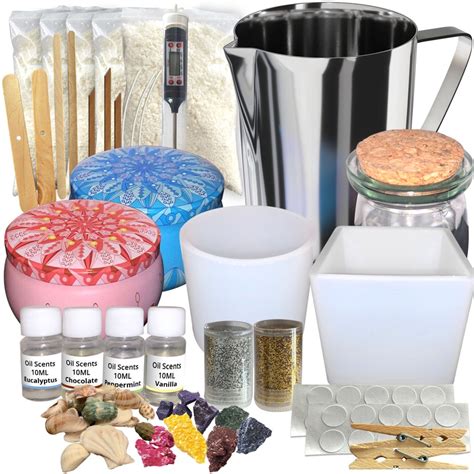 Vonadale Diy Soy Candle Making Kit For Adults Kids Print Your Own