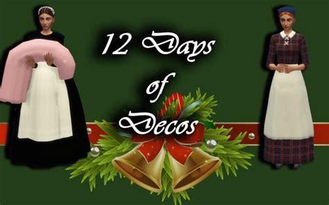Sims 4 Maid Set 12 Days Of Decos The Sims Book