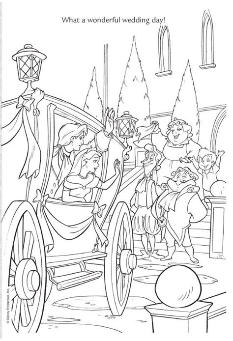 Jpg use the download button to view the full image of disney wedding coloring page free, and download it for a computer. coloriage la belle et la bête | Disney coloring pages ...