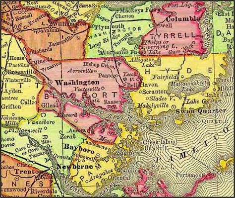 1895 Map By Rand Mcnally