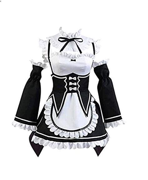Buy Zhiqing Re Zero Rem Ram Girls Maid Costume Lolita Dress Anime