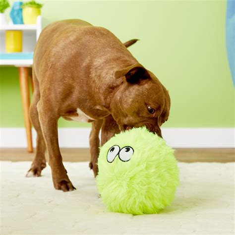 Godog Furballz Chew Guard Dog Toy Lime Large