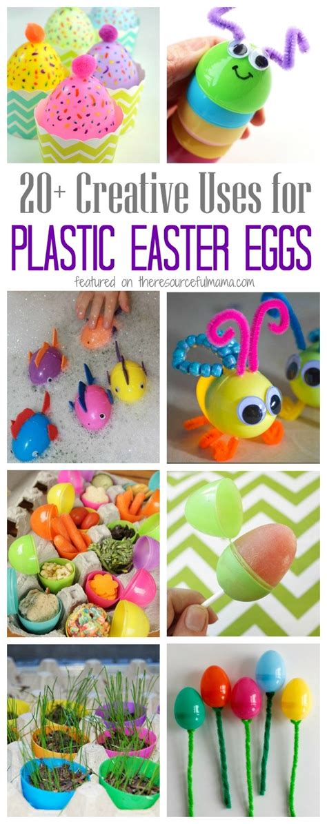Creative Ways To Use Plastic Easter Eggs In 2020 Plastic Easter Egg