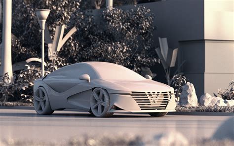 Vw Concept Cgi On Behance