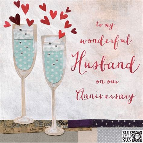 Get your spouse a gift they'll remember with our fantastic selection of anniversary gifts. Happy Anniversary Wonderful Husband - Champagne - QBAMBOO