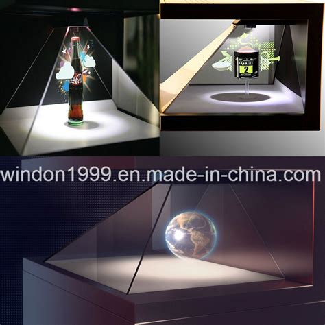 Holographic Display 3d Pyramid Showcase Hologram Box China 3d