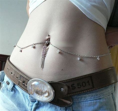 20 Awesome Belly Button Piercing Ideas That Are Cool Right Now Göbek