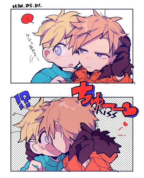 Kenny X Butters ~ So Cute South Park Anime Butters South Park Style