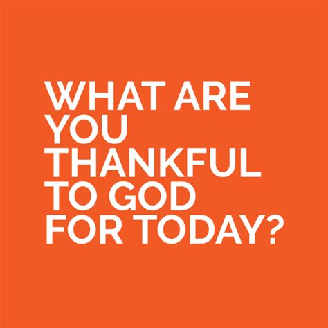 Ymi What Are You Thankful To God For Today