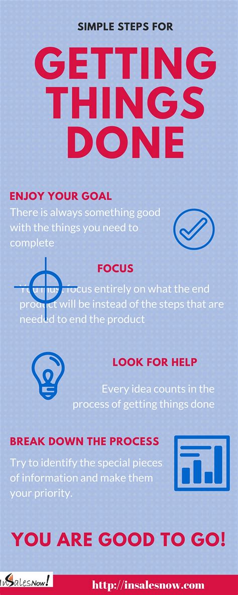 Allen is the creator of the getting things done, or gtd system. Getting Things Done - Infographic - In Sales Now
