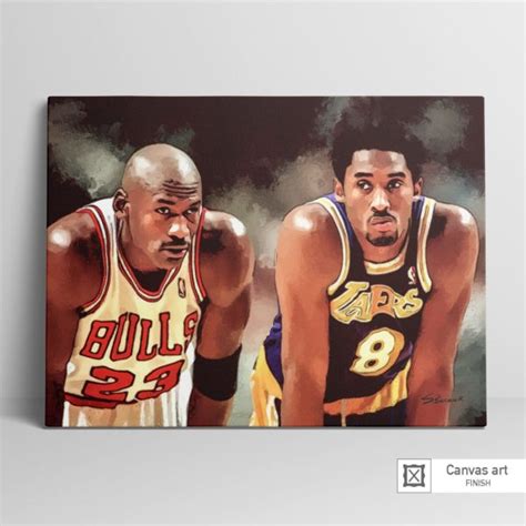 Kobe Bryant Michael Jordan Poster