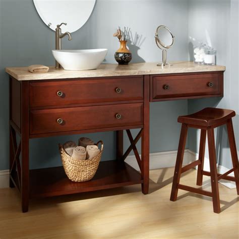 Construction is made of wood and fitted with glass top. 29 best Vanities and Make-up Vanities images on Pinterest ...