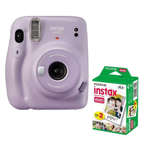 Instax Mini 11 Fujifilm Polaroid Instant Camera With 10x2 Film Free