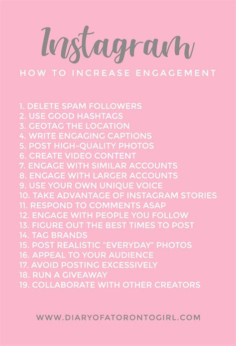 19 Tips On Increasing Your Instagram Engagement Social Media Planner