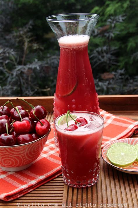 Homemade Cherry Limeade From Scratch Laylitas Recipes