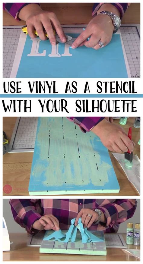 Create A Stencil With The Silhouette Cameo Silhouette Cameo Projects