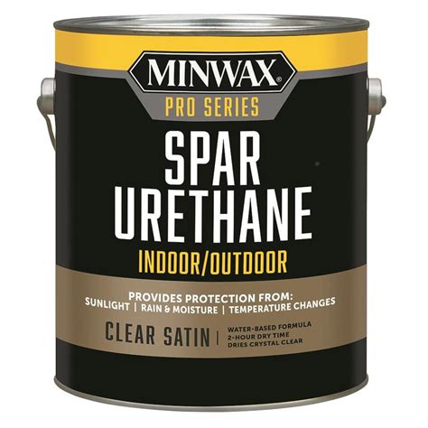 Minwax Pro Series Satin Water Based Spar Urethane Varnish Actual Net