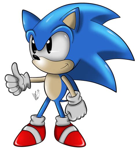 Classic Sonic 3d Classic Sonic Clipart Large Size Png