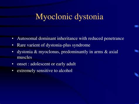 Ppt Dystonia Neurologist Dr Park Powerpoint Presentation Id286501