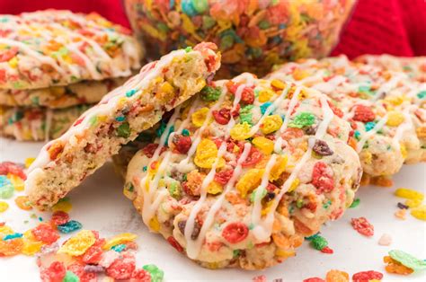 Fruity Pebbles Sugar Cookies With Cereal Milk Icing Two Sisters