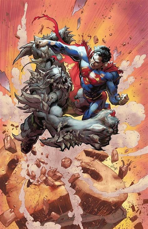 Superman Vs Doomsday 25th Anniversary Art By Joel Ojeda Lopez