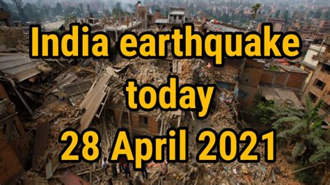 A loss of life or property has been reported so far. India earthquake today | magnitude 6.4 earthquake occurred ...