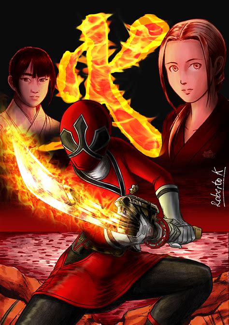 Roberto Kohama Fan Art N Red Samurai Ranger Ii Lauren Shiba