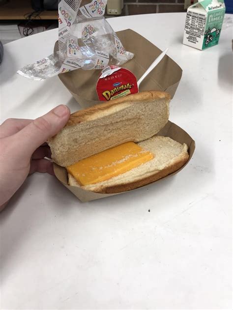 Whoever Thought That A Cheese Sandwich Would Be A Nourishing Meal For