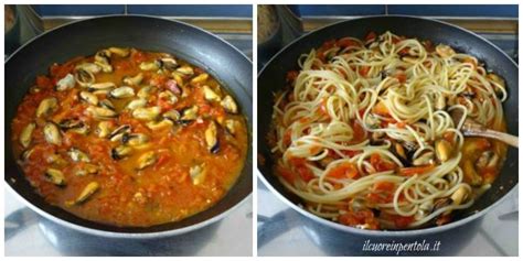 Maybe you would like to learn more about one of these? Pasta con le cozze alla tarantina - Ricetta Il Cuore in ...