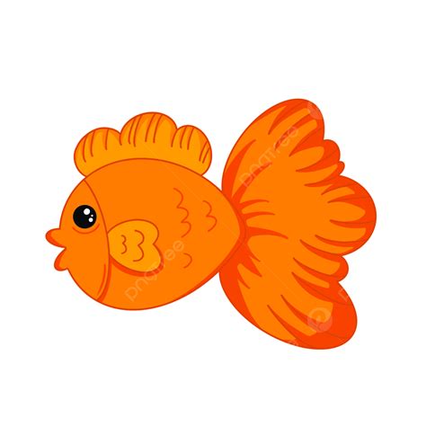 Goldfishes Clipart Vector Orange Original Goldfish Clipart Fish
