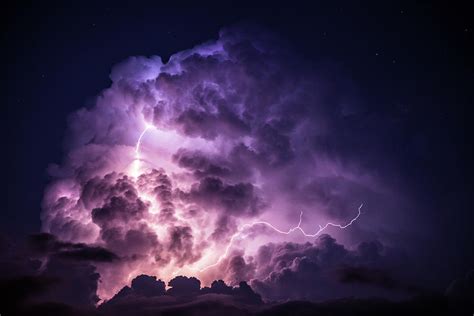 Lightning Storm Cloud Ii Photograph By Frederick Prough