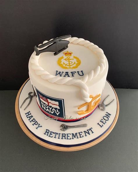 Royal Navy Celebration Decorated Cake By Popsue Cakesdecor