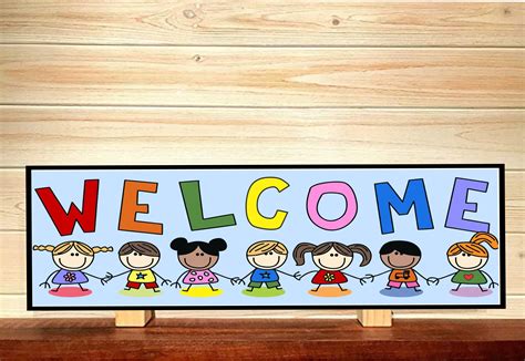 Welcome Signs Kids Décor Fun Sign Factory