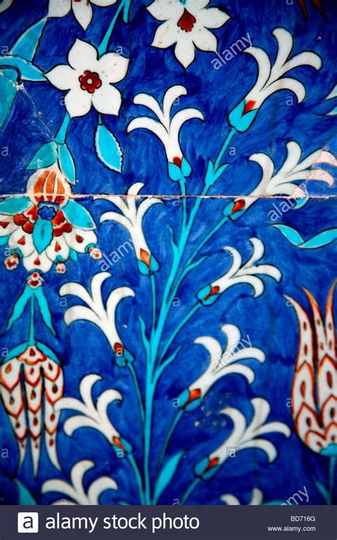 Iznik Tiles Th Century Rustem Pasha Mosque Istanbul Turkey