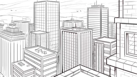 Ram Studios Comics How To Draw A City In A 2 Point Perspective Using