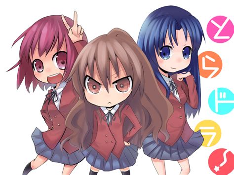 Aisaka Taiga Chibi Kawashima Ami Kushieda Minori Toradora R Konachan