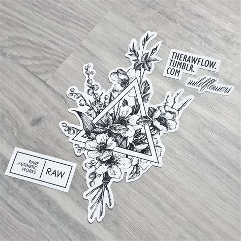 Minimal and subtle tattoo pictures gathered from all over the globe. Dotwork wildflowers flower bouquet tattoo design | Flower ...