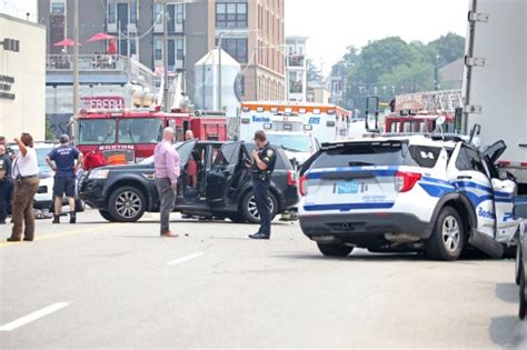 Boston Police Officer 3 Others Injured In Crash