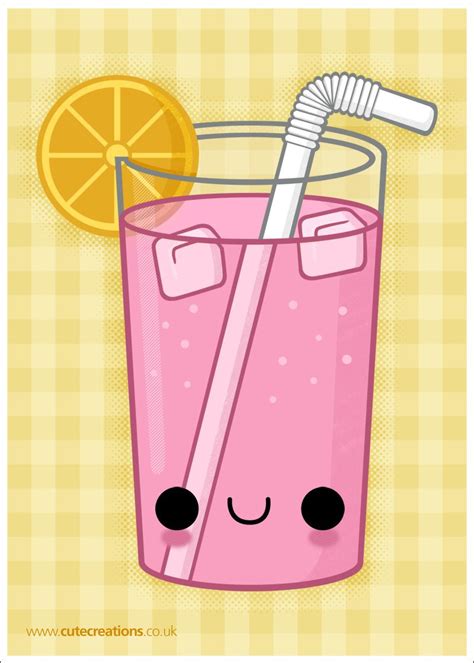 Commission Pink Lemonade By Cute Creations On Deviantart Kawaii Doodles Cute Kawaii Drawings