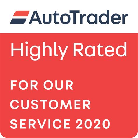Auto Trader Highly Rated Award 2020 Crompton Way Motors Limited