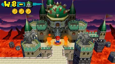 Super Mario Bros Wii World 8 Castle