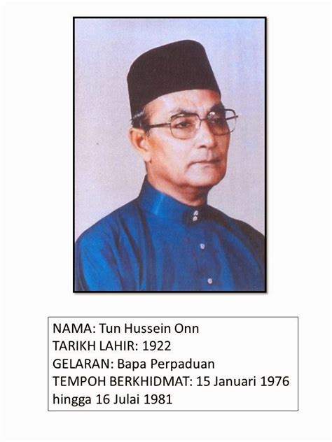 Senarai nama perdana menteri serta bekas perdana menteri malaysia ini mengandungi nama penuh, gambar, tarikh lahir, serta tarikh meninggal bagi perdana menteri yang telah meninggal dunia, gelaran, serta tempoh memegang jawatan. GENIUS KIDS ZONE: 6 PERDANA MENTERI MALAYSIA