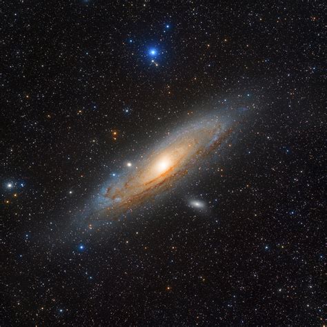 M31 Andromeda Galaxy Rainbow Astro