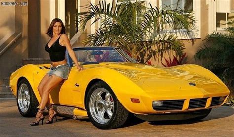woman posing with corvettes forums vintage corvette classic corvette pagani