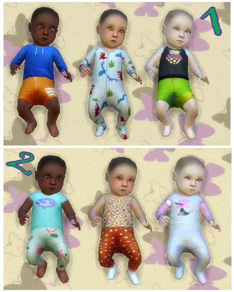Sims 4 Ccs The Best Baby Clothing And Skin By Tinwhistletoo Abiti