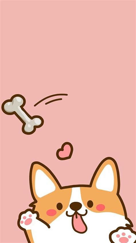 Kawaii Cute Corgi Cartoon Iphone Dog Pin By Eszter On Dog Iphone Cute