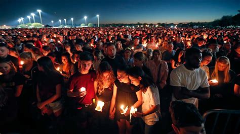 Florida Community Holds Massive Vigil To Honor Victims Of Parkland