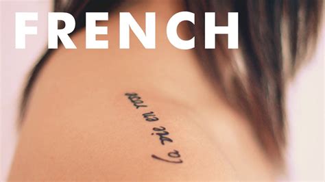 Inspiring Little French Tattoos French Tattoo Tattoo Quotes French Word Tattoos